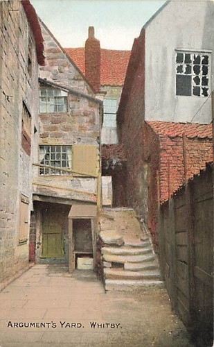 Postcard argument yard - postcard, argument's