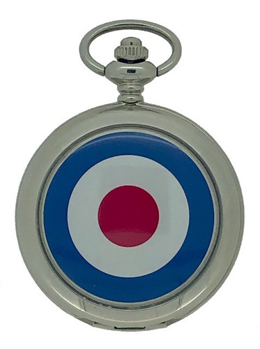New raf roundel silver - new,
