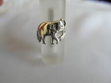 Sterling  Silver  (925)   Walking   Elephant   Ring   !!       Brand New  !!