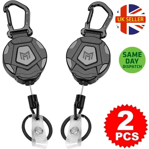 Retractable keyring pack - keyring, 2