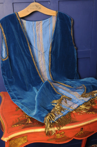 Antique vintage silk velvet - vintage,