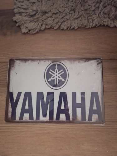 Yamaha tin sign motorbike - yamaha,