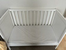 IKEA Sundvik White Cot Bed
