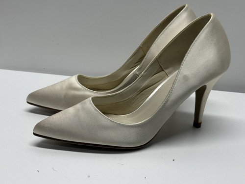 Womens 40 ivory satin - womens, 7