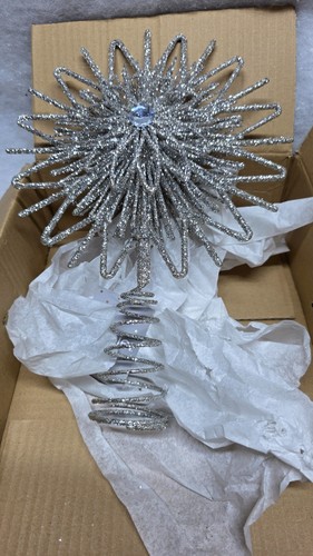 Christmas tree glitter topper