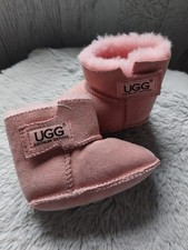 Pink Baby Uggs Erin Booties M Size 1-2