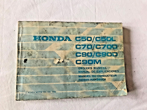 1986 honda motorcycle c50 c50l - 1986,