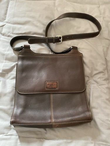 Osprey brown leather crossbody - brown,