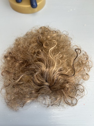 Pretty light brown curly - pretty,