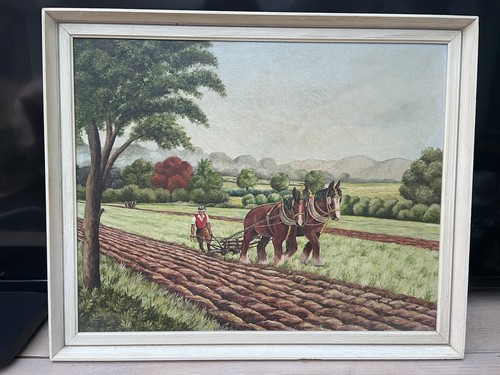 Vintage original oil painting - original,