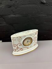 Wedgwood Marrakech Clock 8" Wide 5.75" High Tested Working