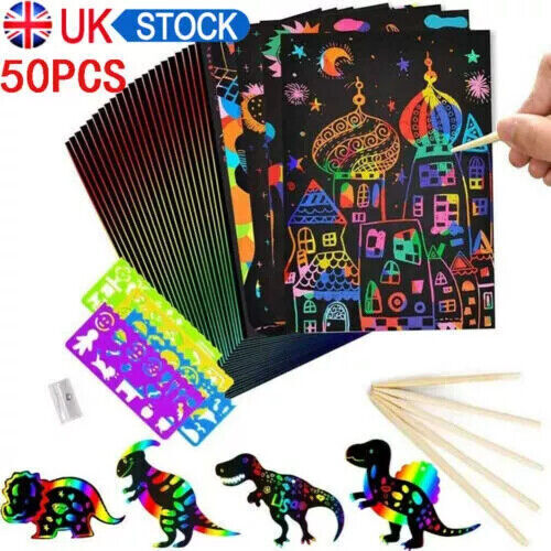Sheets scratch art - 50,