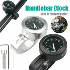 Stainless Motorcycle Clock Mount Bike Handlebar Waterproof Bicycle Glow In Dark
