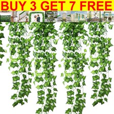 Artificial Hanging Plant Fake Vine Ivy Leaf Greenery Garland Wedding Party Decor