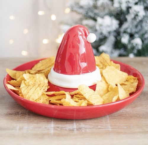 Red santa hat crisp - red,