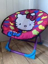 Hello Kitty Small Child’s Folding Bucket Camping Chair Age 2-6