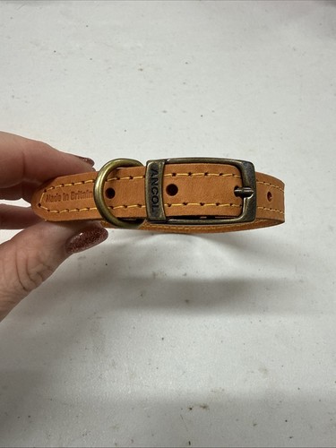 Ancol timberwolf leather dog - timberwolf,