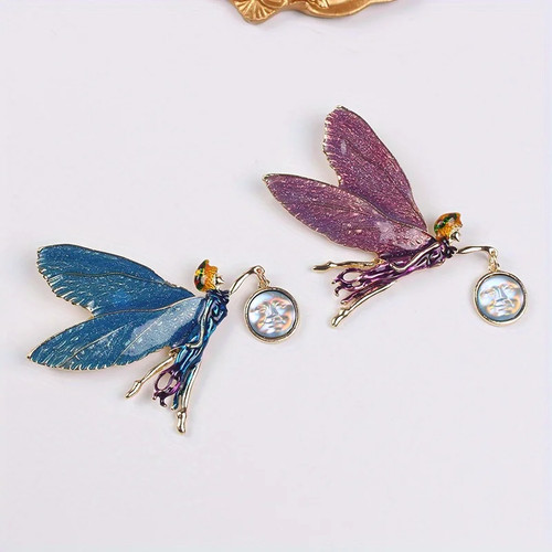Medieval winged fairy - winged,