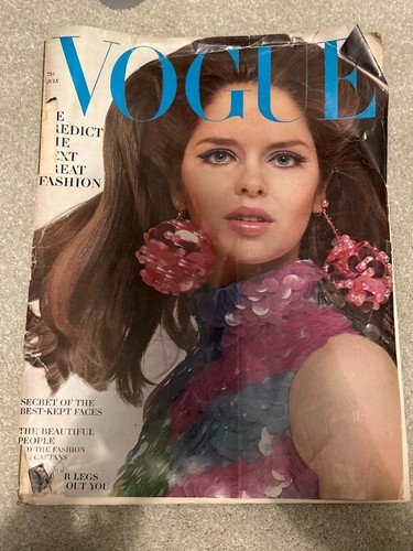 Vintage vogue magazine july - magazine,