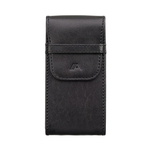 Leather watch travel case - leather,