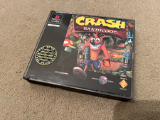 Crash Bandicoot + Demo - Sony PlayStation 1 PS1 - PAL - Big Box