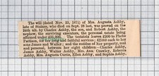 C5252 mrs augusta ashby - mrs,