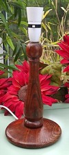 Lamp Base Wooden 35cm Tall Mid