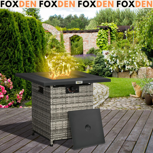 Gas fire pit table - gas,