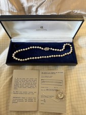 Mikimoto Pearl Necklace Gold