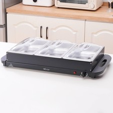 3-Pan Buffet Server, 3 x 2.5L