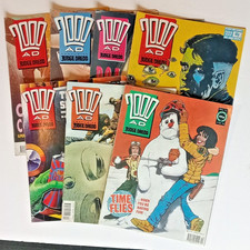 2000 AD 6 x magazines 1990