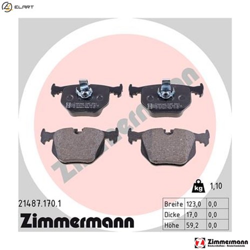 Brake pad set disc - pad,