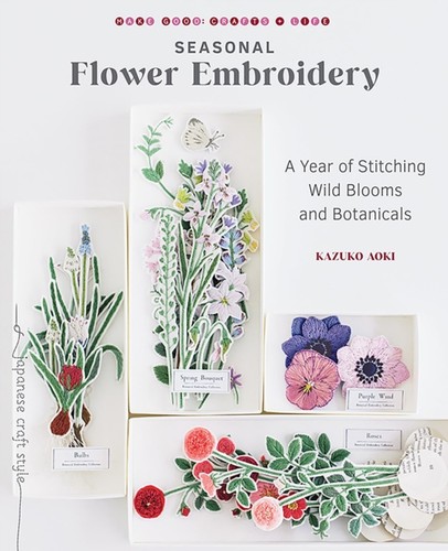 Seasonal flower embroidery - seasonal,