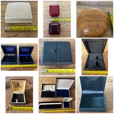 Vintage Jewellery Boxes / Cases Job Lot / Bundle x14 Varied Styles 