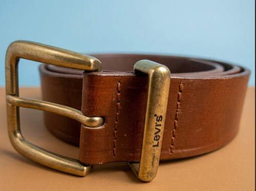 Genuine levi brown leather - levi's,