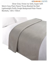 Fleece blanket throw