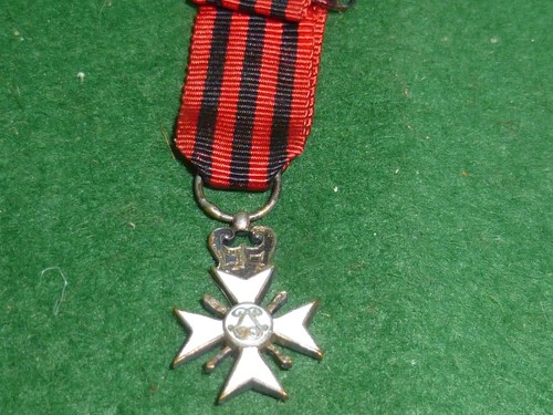 Ww1 belgium miniature medal - ww1,