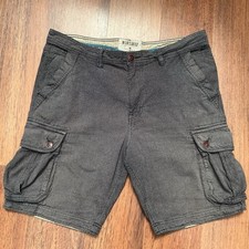 Mens Mantaray Blue Cotton Combat Cargo Shorts Size W 40 VGC