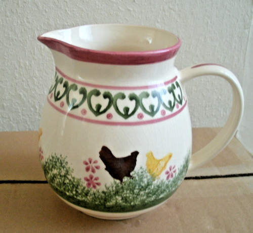 Decorative chickens hens - decorative, jug