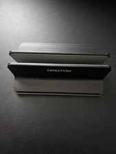 OMOTON LD01 Vertical Laptop Stand – Adjustable Aluminum Dock (Space Grey/Black)