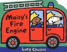 Maisy's Fire Engine Shaped Board Book by Cousins, Lucy Hardback Book The Fast