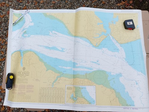 Vintage 1983 yachting chart - yachting,