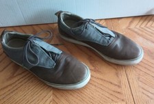 Teva Men's Carbon Shoes Brown Leather Canvas Waterproof Sz 11.5 1002996 (Pics)