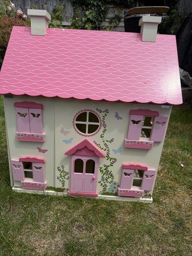 Wooden cottage doll house - wooden, doll’s
