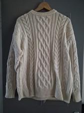 Aran Knitted Wool Jumper