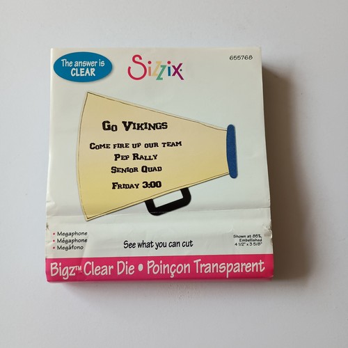 Sizzix bigz clear die - clear,