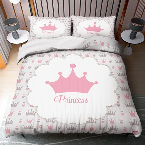 Princess crown duvet quilt - crown,