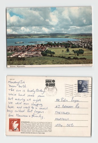 Postcard stranraer - postcard,