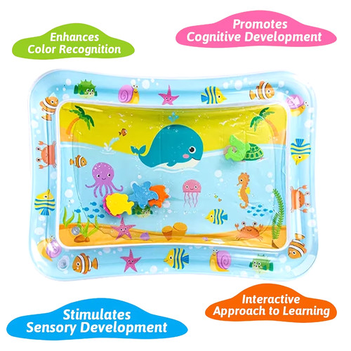 Baby water play mat inflatable - play,