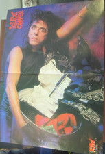 Alice Cooper/ Bang Tango  Raw ! Double-Sided Poster 1988